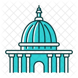 Supreme court turquoise  Icon