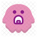 Suprized Emoticon Emoji Icon