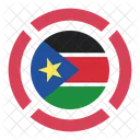 Sur Sudan Bandera Icono