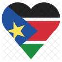 Sur Sudan Bandera Icono