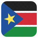 Sur Sudan Bandera Icono