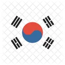 Corea Del Sur Coreano Icono