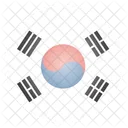 Corea Del Sur Coreano Icono