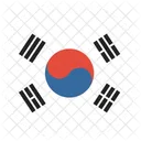 Corea Del Sur Coreano Icono