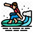 Surf Surfista Deportes Icono