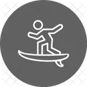 서핑  아이콘