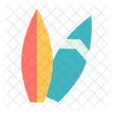 Surf Surfing Vacation Icon
