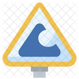 Surf Sign  Icon
