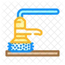 Surface Finishing Manufacturing Symbol