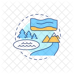 Surface water  Icon