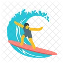 Surfando  Ícone