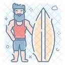 Prancha De Surf Surf Skate Ícone
