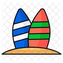 Surfboard Surfing Water Sport Icon
