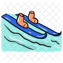 Surfboard Water Sports Beach Surfboard Icon