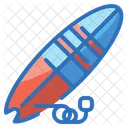 Surfboard Surf Beach Icon