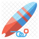 Surfboard Surf Beach Icon