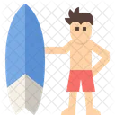 서핑보드  아이콘