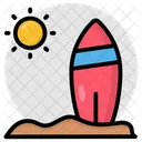 Surfboard Surfing Adventure Board Icon