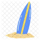 Summer Sand Bucket Beach Umbrella Icon