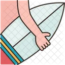 Surfboard Surfing Sea Icon