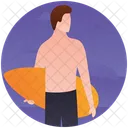 Surfboarding Skateboarding Beach Board Icon