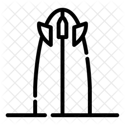 Surfbrett  Symbol