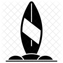 Surfbrett  Symbol