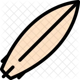 Surfbrett  Symbol