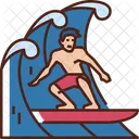 Surfen Surfbrett Strand Symbol