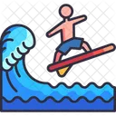 Surfen  Symbol