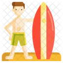 Surfing  Icon