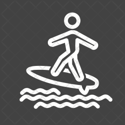 Surfing Icon