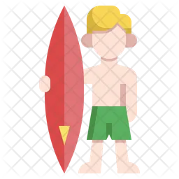 Surfing  Icon