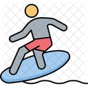 Surfing Outdoor Sports Summer Sport Icon