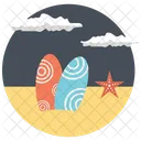 Surfing Swimming Boards Icon