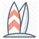 Surfboard Surfing Skateboard Icon