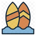 Surfing Surfboard Sport Icon