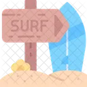 Surfing Surf Sports Icon