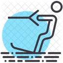 Surfing Skiing Water Icon