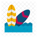 Surfing Surf Surfboard Icon