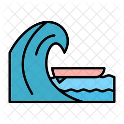 Surfing  Icon