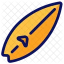 Surfing Surfboard Beach Icon