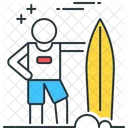 Surfing Surf Surfboard Icon
