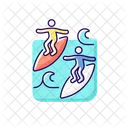 Surfing Safety Mate Icon