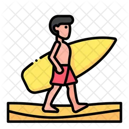 Deporte surfista  Icono