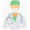 Surgeon Lady Doctor Icon