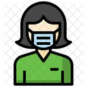 Surgeon Avatar Nurse Icon
