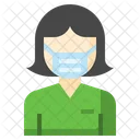 Surgeon Avatar Nurse Icon