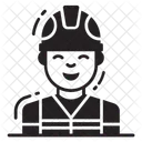 Worker Man Avatar Icon