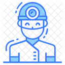 Worker Man Avatar Icon
